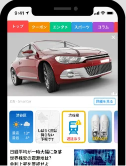 New Premium Video Adsの配信イメージ